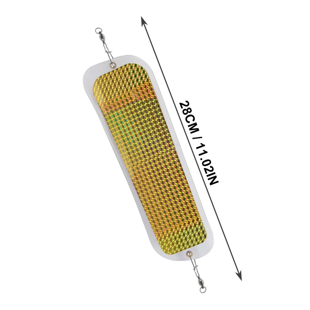 Fishing Laser Reflective Sheet Outdoor Fishing Trolling Flasher Sturdy Fishing Reflector for Trolling Salmon Fishing Accessories