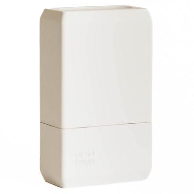 Sarasa Design Utamaro Estojo de sabonete com tampa Suporte de sabonete sólido B2C Estojo de sabão em pó (Branco)
