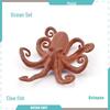 Marine Animal Model Set: Shark, Turtle, Dolphin, Whale, Penguin, Crab, and Seabed Creatures