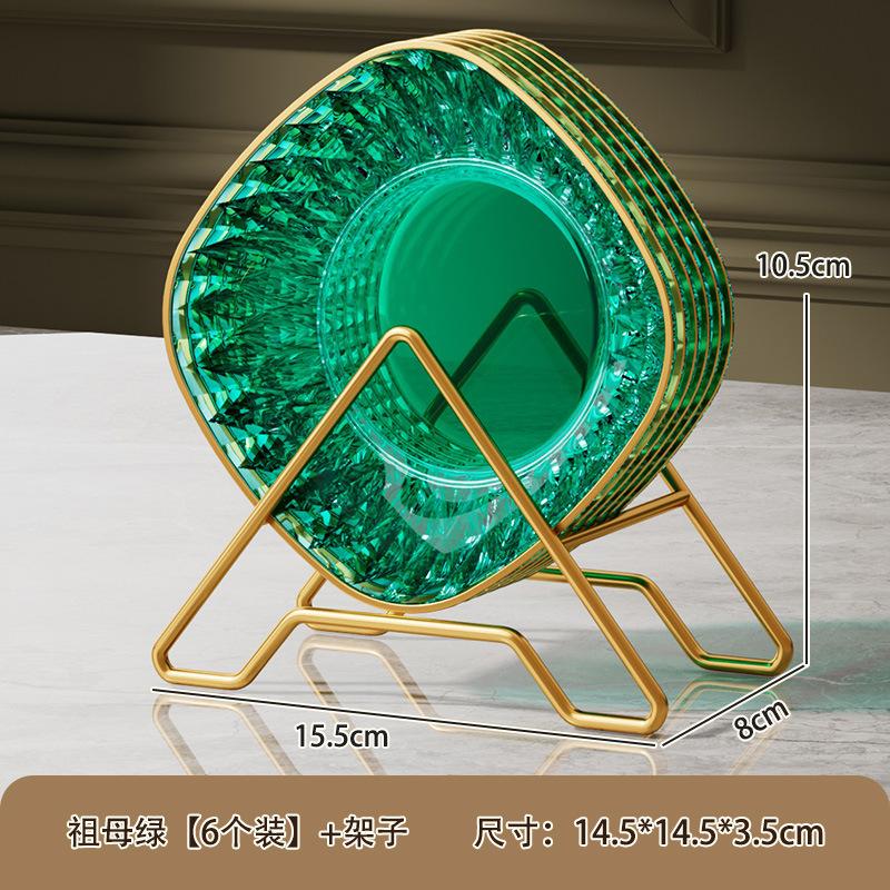 Transparent Fruit Plate, Living Room Household Coffee Table, Snacks, Candy Box, Grid Dried Fruit Plate, Nut Plate