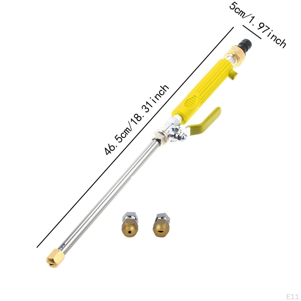 High Pressure Washer Extension Rod Accessories Home Use Easy To Install Fan Sprays Tip