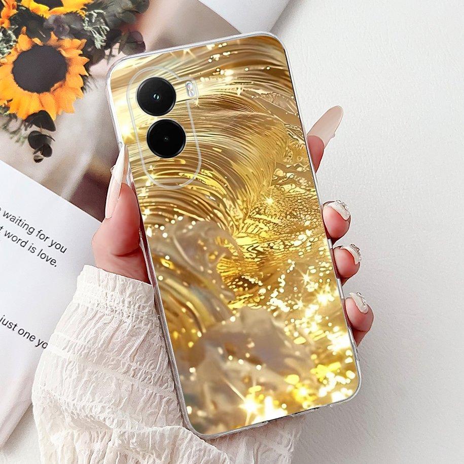 For Xiaomi Poco M7 4G Case Poco M7 Plus Cover Luxury Dragon Carp Soft Slim Silicone Phone Cases For Xiaomi PocoM7 M 7 2025 Shell