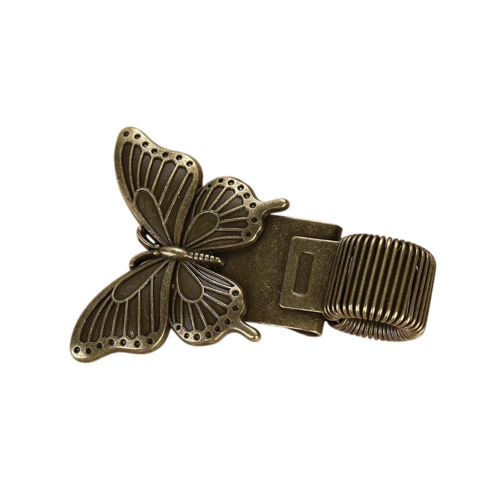 Creative Butterfly Rhinoceros Beetle Pen Clip Vintage Notebook Pen Holder Notebook Accessory