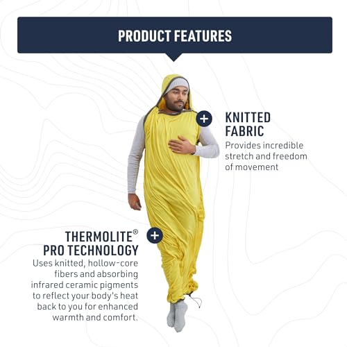 Sea To Summit Reactor Sleeping Bag Liner, Regular Standard (85 X 31.5).