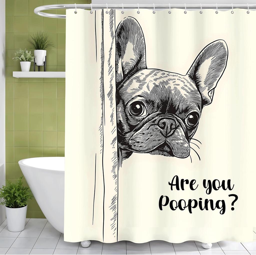Flowers Butterflies Shower Curtain with Hooks Bathroom Curtain Decor Shower Curtain Waterproof Machine Washable