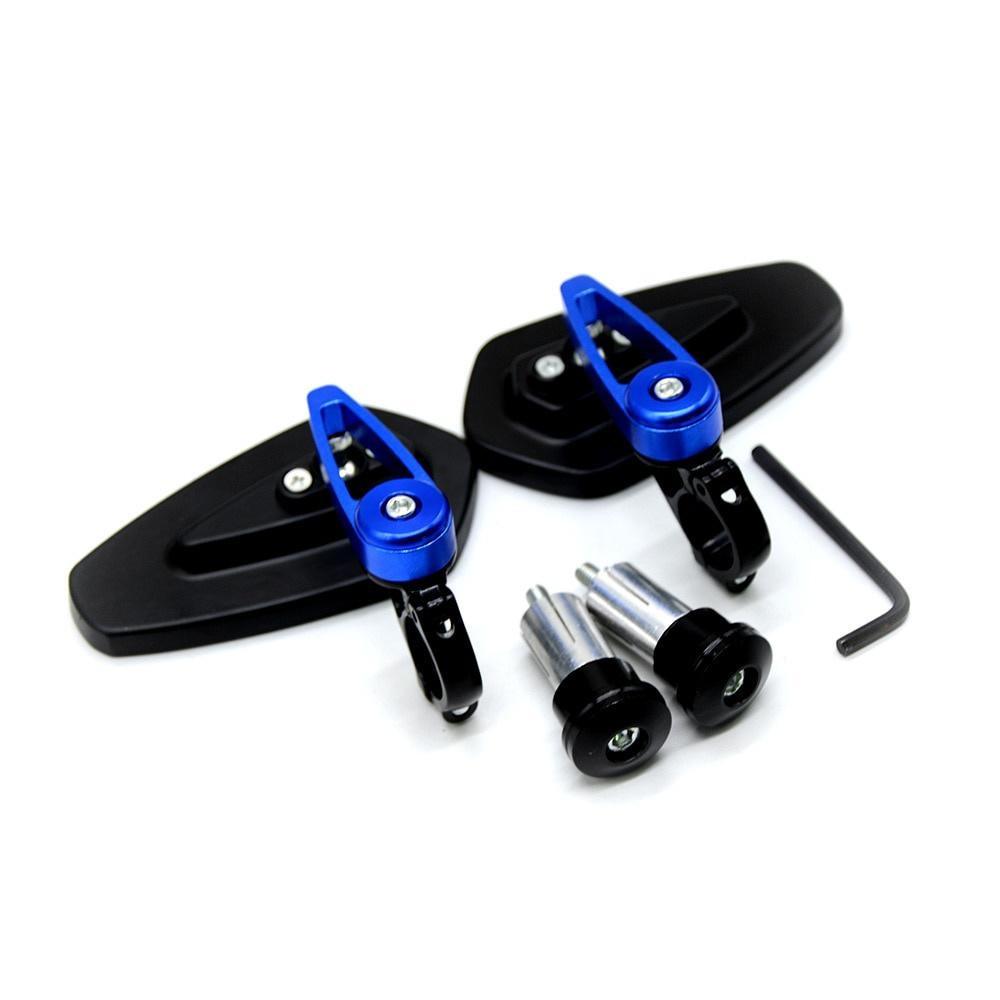 1Pair Motorcycle Mirrors Bar End Rear Backview Motor Cafe Racer Retrovisor Mirrors Handlebar End Mirror