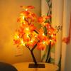 LED Cherry Blossom & Maple Leaf Fiber Optic Decorative Night Light