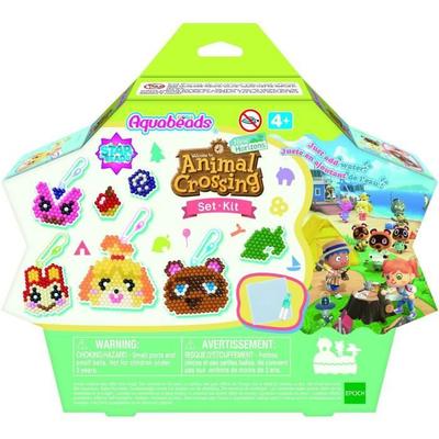 Aquabeads Kit Animal Crossing: New Horizons, 800 Beads of Different Shapes and Colors, Beads That Stick with Water, 31832,