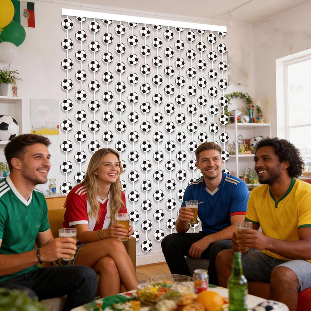 Decoration Dackdrop Curtains For The Football Event Themed Party And Door Curtains 2PC