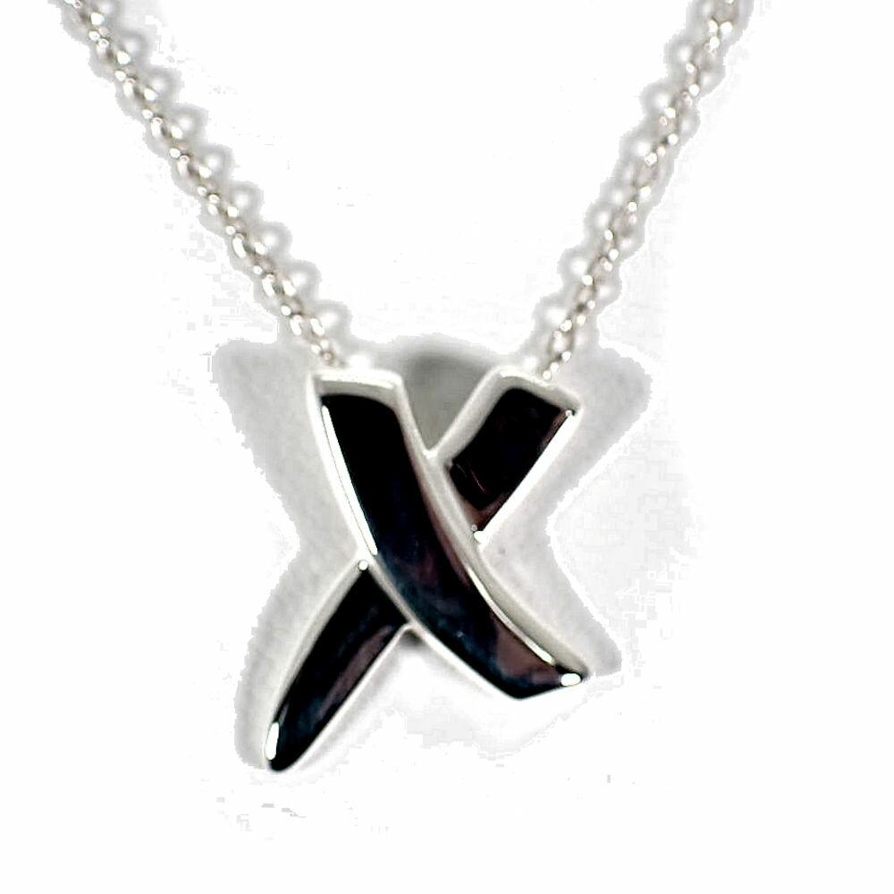 

[Used] TIFFANY/Tiffany 925 Kiss Pendant/Necklace/j5-5