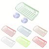 2pcs Simple Sink Drain Basket Kitchen Storage Rack with Suction Cup Bathroom Shelf Home Decoration Organizer Kitchen Gadgets