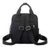 Nylon Backpack Women's Schoolbag Solid Color Small Handbag Travel Lightweight Backpack