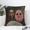 Tung Tung Tung Sahur John Pork Meme Brainrot Pillow Case  Soft Pillow Cover For Wedding Party Home Decor Kawaii Cushion Cover