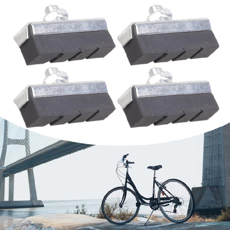 Set di 2 Paia di Pastiglie Freno per Bicicletta Ruota Anteriore Posteriore Biciclette da Montagna Pastiglie Freno V Set di Ricambi Blocco Freno per Biciclette