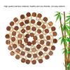 Round Bamboo Cup Pot Dish Pad Holder Heat Resistant Table Mat Placemat