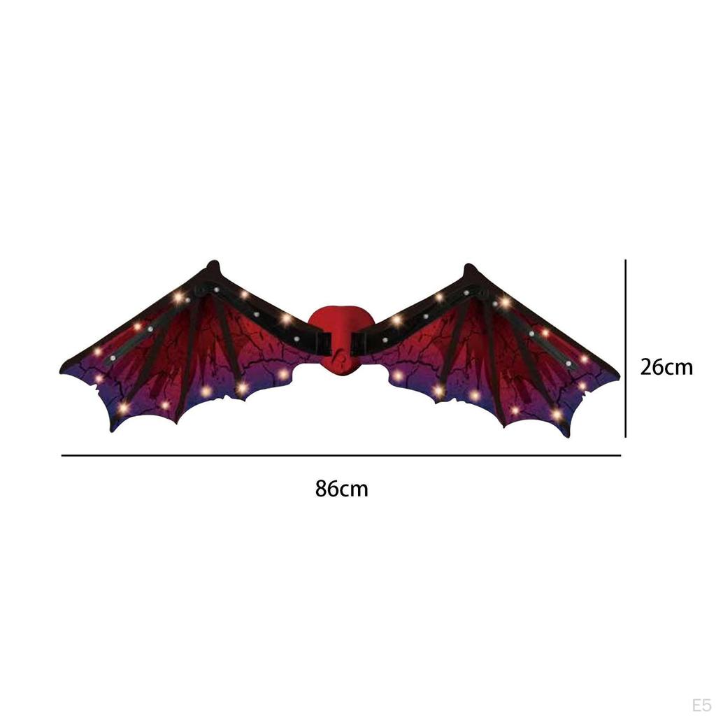 Dinosaurierflügel mit Geräuschen Cosplay-Requisite Geburtstagsgeschenk Drachen Licht Kostüm Spielzeug für die Bühne
