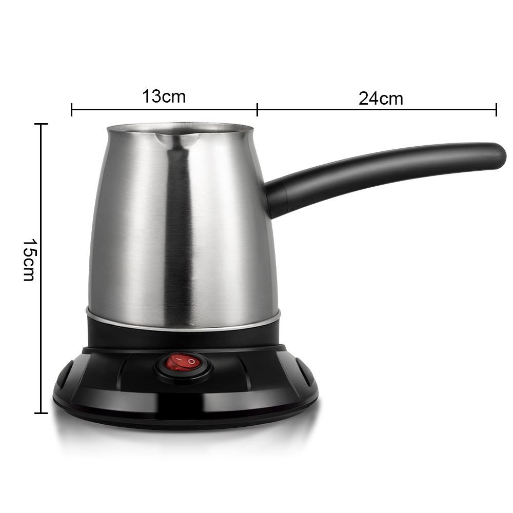 600W 500ML Turkey Electric Coffee Pot Portable Stainless Steel Electric Coffee Maker Household Hot Water Pot