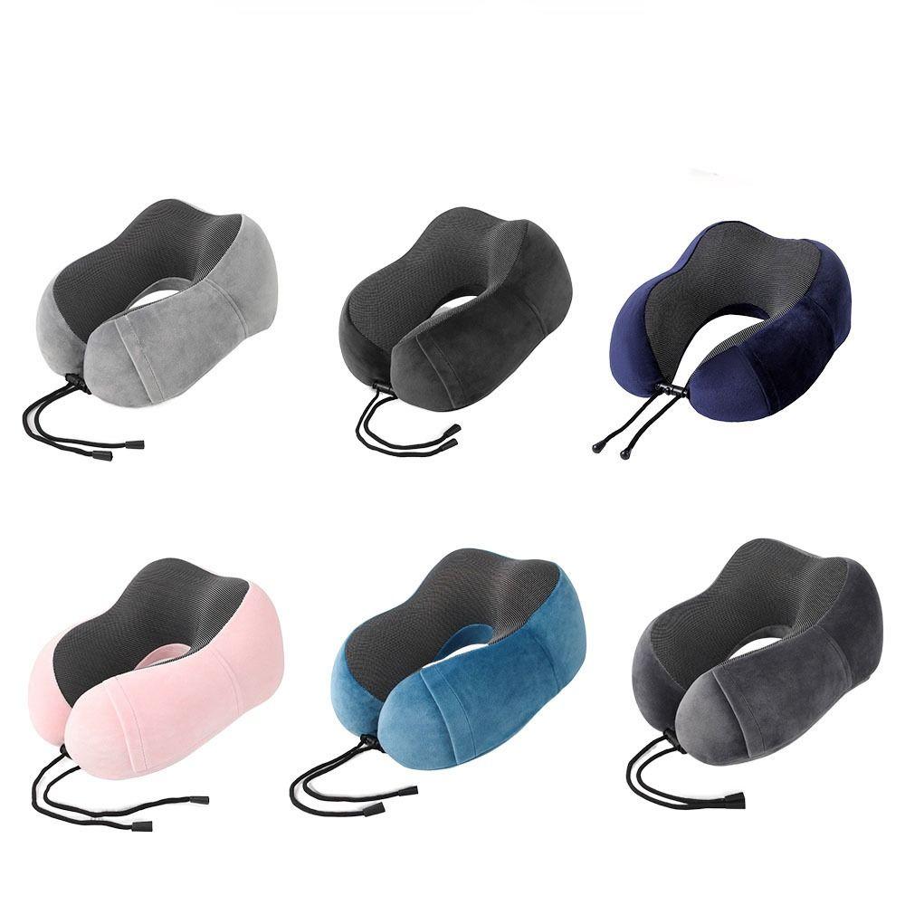 Soft U Shaped Neck Pillow Lightweight Travel Neck Guard Pillow  Healthcare Bedding