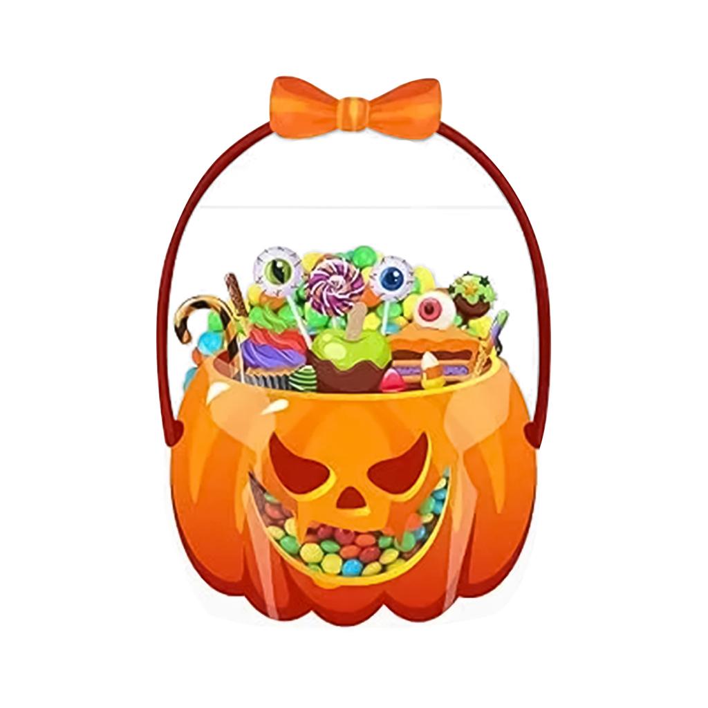10PCHalloween Portable Pumpkin Candy Bag  Vest Bag Packaging Bag Food Bag  Festival Party Gift Packaging Bag