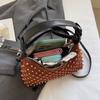 2025 New Rivet Women Bag PU Leather Shoulder Bags Fashion Diamond Inlaid Crossbody Bags For Women Small Shopping Messenger Bag