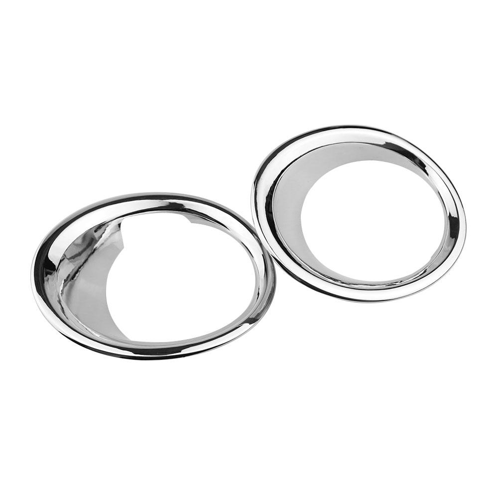 ABS Chrome Front Head Fog Light Lamp Cover Frame for BMW X1 F48 2016 2017 2018 2019 Car Styling Accessories