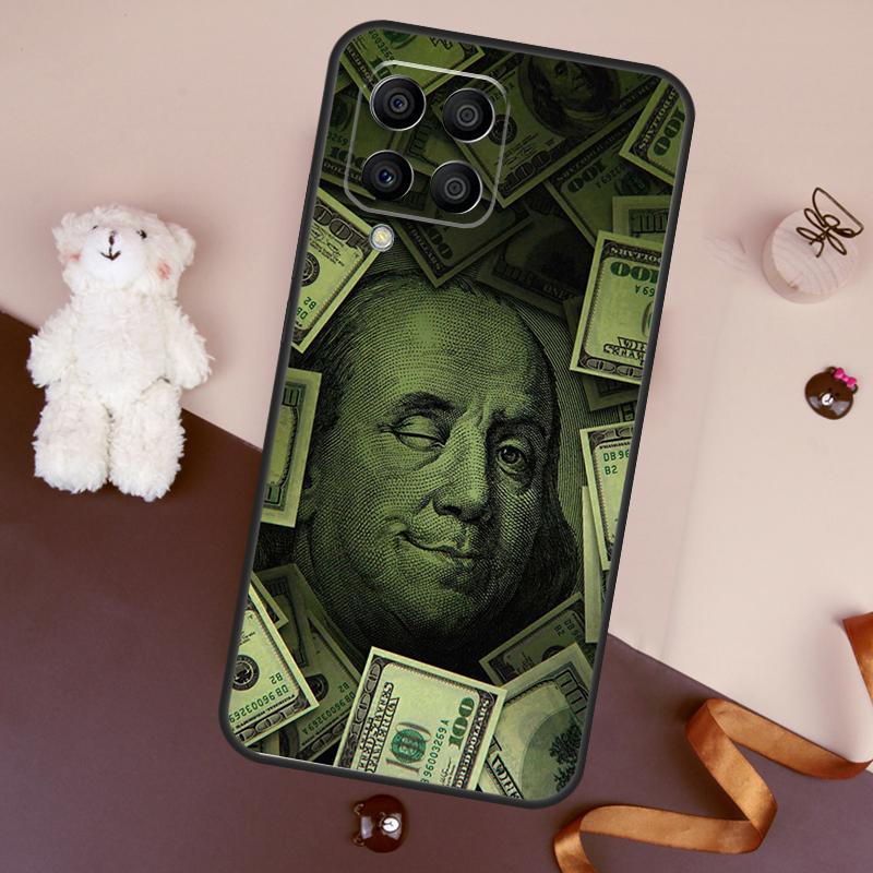 Banknote Dollar Cash Money Case For Samsung Galaxy M11 M31 M21 M53 M13 M32 M52 M15 M35 M55 M14 M34 M54 M06 M16 M36 M56