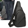 Men's breast bag, multi-functional and fashionable wallet, new large-capacity casual mobile phone small bag, messenger bag.