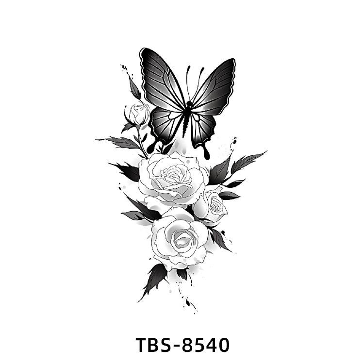 Realistiska Djurtotem Tatuering Klistermärken: Drake, Fenix, Tiger, Varg