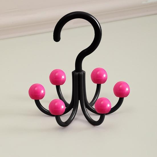 Hook with Six-claw Design Space Saving Hangers No-Punch Durable Load-bearing Hook for Kitchen Bathroom Bedroom