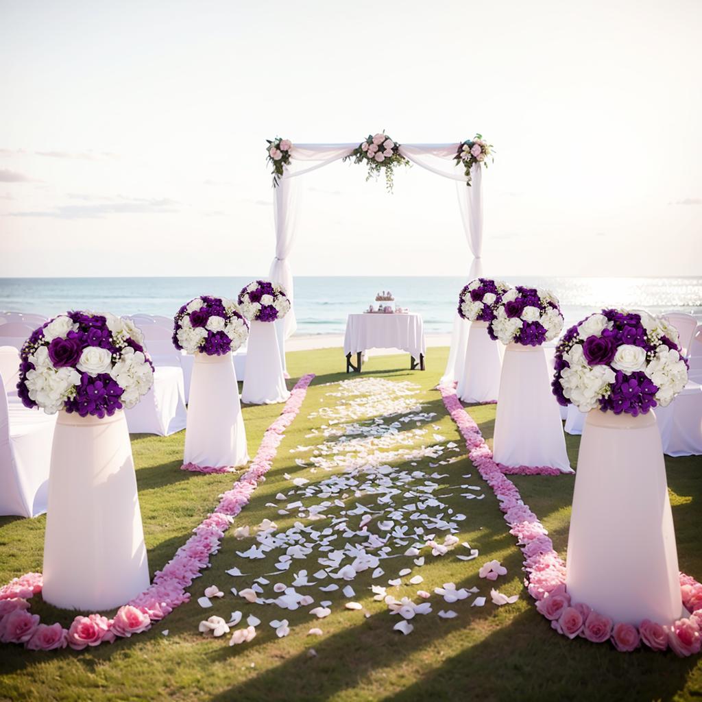 Artificial Wedding Flower Ball Table Flores Arificiales Decoracion Flower Rose Valentine's Day Stage Party Banquet Decoration