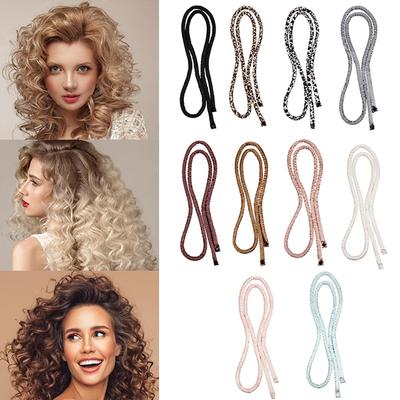 Diadema rizadora sin calor Rodillos sin calor para dormir durante la noche Varillas flexibles suaves Multicolor Rizadores de pelo perezosos Herramienta de peinado