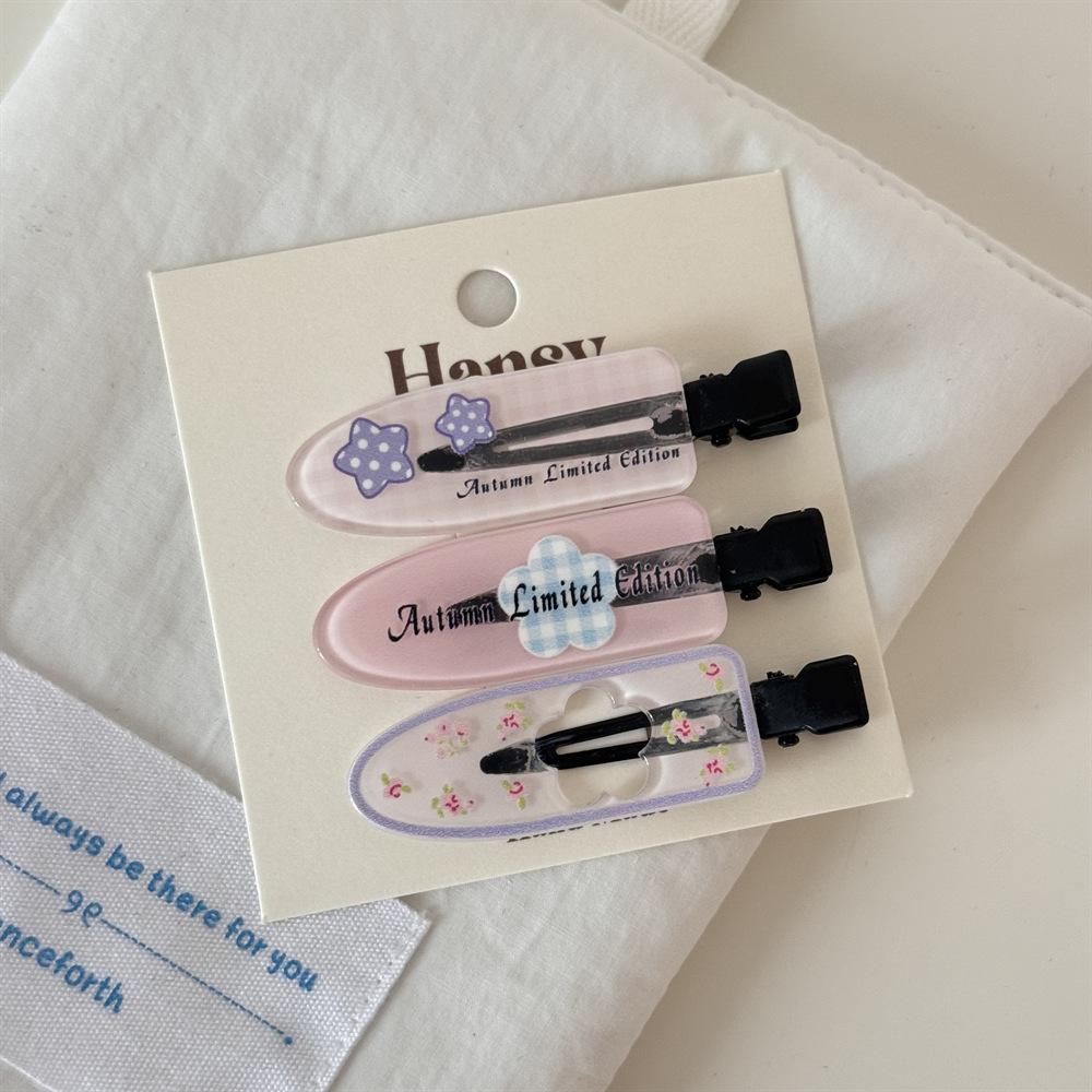 Grampos de cabelo sem costura simples de cor sólida sem dobra franja lateral grampo de maquiagem acessórios de lavagem de rosto grampos de cabelo para meninas