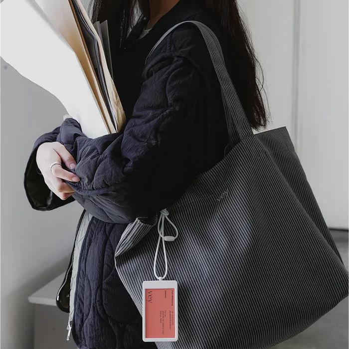 Striped Bag (Gray)