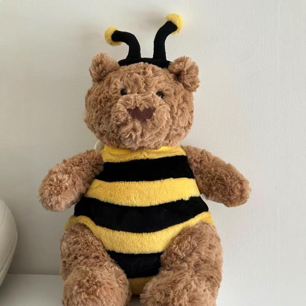 

Bee Bear Plush Doll: Cute Soothing Companion Gift for Friends & Birthdays 26CM