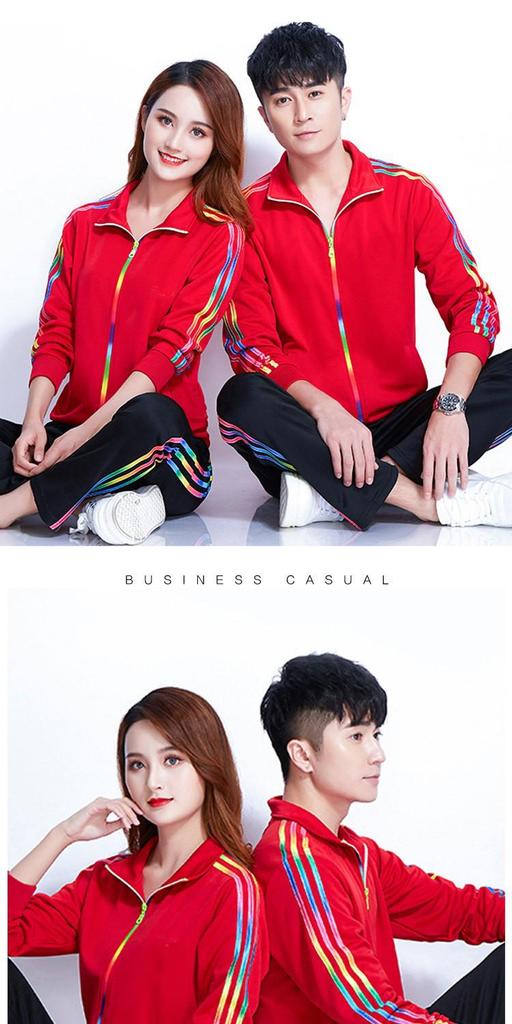 New Large Size Long Sleeve Sports Uniforms for Walking, Gymnastics, Fitness, and Square Dancing