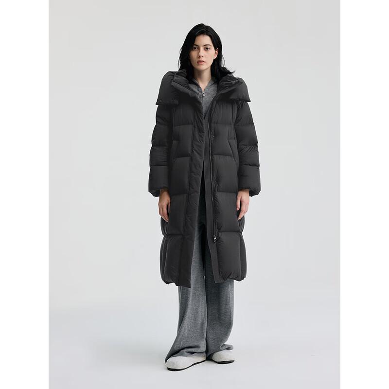 Bingjie Hooded Long Down Puffer Coat
