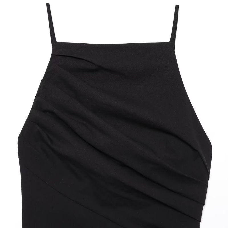 Kaslead New Arrival Women's Clothing Fashion Style Fashion Silm Pleated Suspender Midi Skirt Dress 4786115