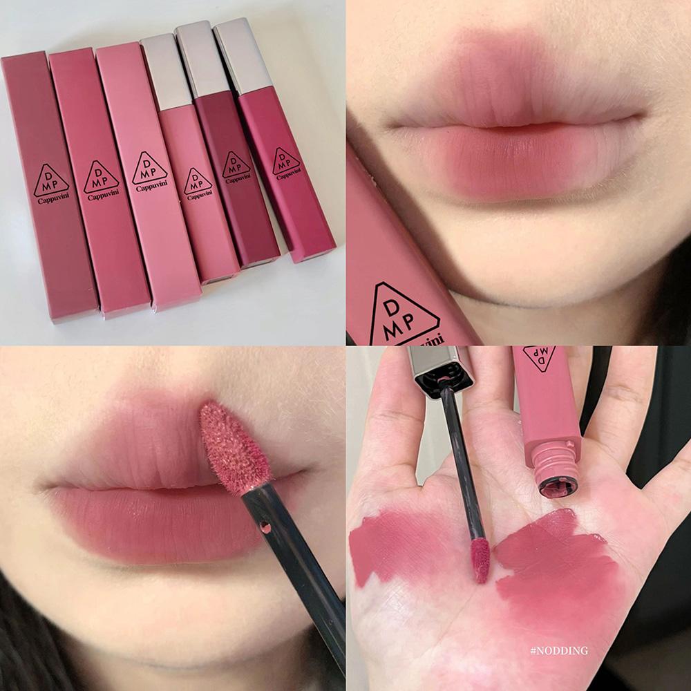 

CAPPUVINI Velvet Lip Glaze Matte Lip Mud Стойкая губная помада Not Stick Cup 3 цвета Помада