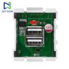 5V 2.1A Dual USB Power Socket Embedded Desktop Socket USB Charging Panel Module For Mobile Phones Tablets Ipad Chargers