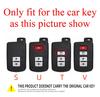 LATE7 Zinc Alloy Leather Car Remote Key Case Cover for Toyota Prius 30 Alpha Aqua Land Cruiser Auris for Lexus LC 200  2012 2013 2014