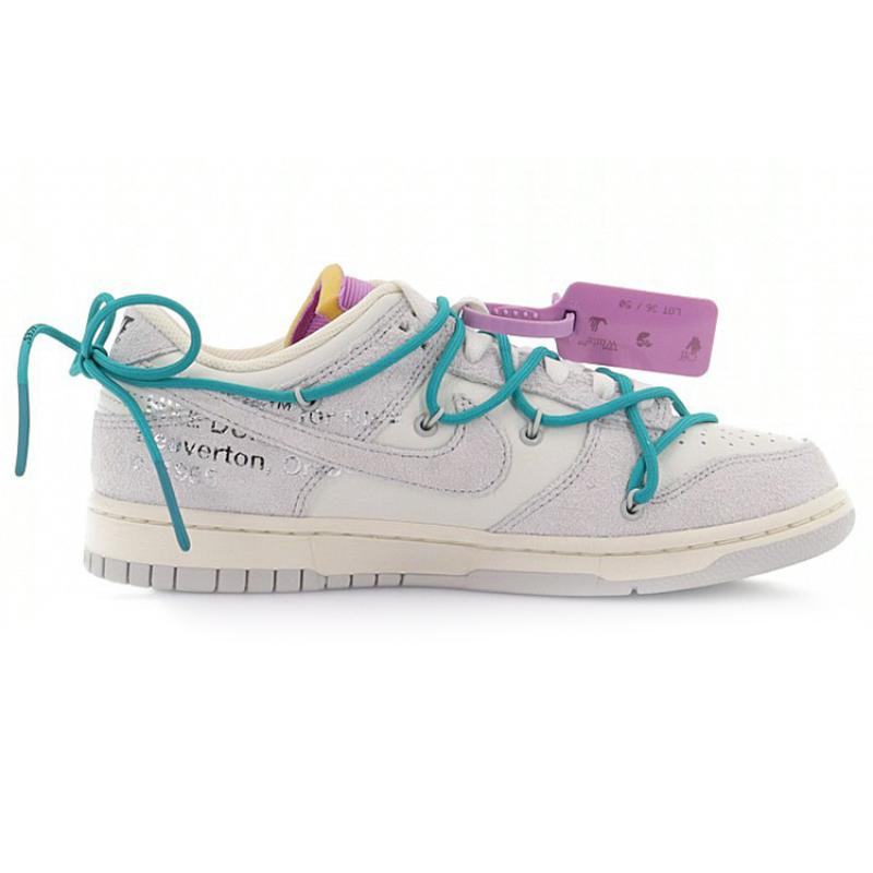 Nike Dunk Low Off White Lot 36 Skate Shoes Sneakers DJ0950-107