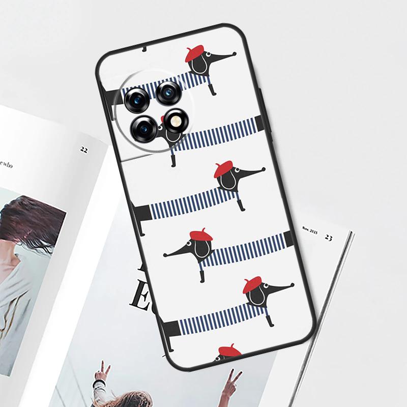 

Dachshund Sausage Dog Case For OnePlus Nord CE 5 2 3 4 Lite N30 OnePlus 11 12 13 15 13T 13R 10T 12R 9 10 Pro Cover OnePlus Nord 4