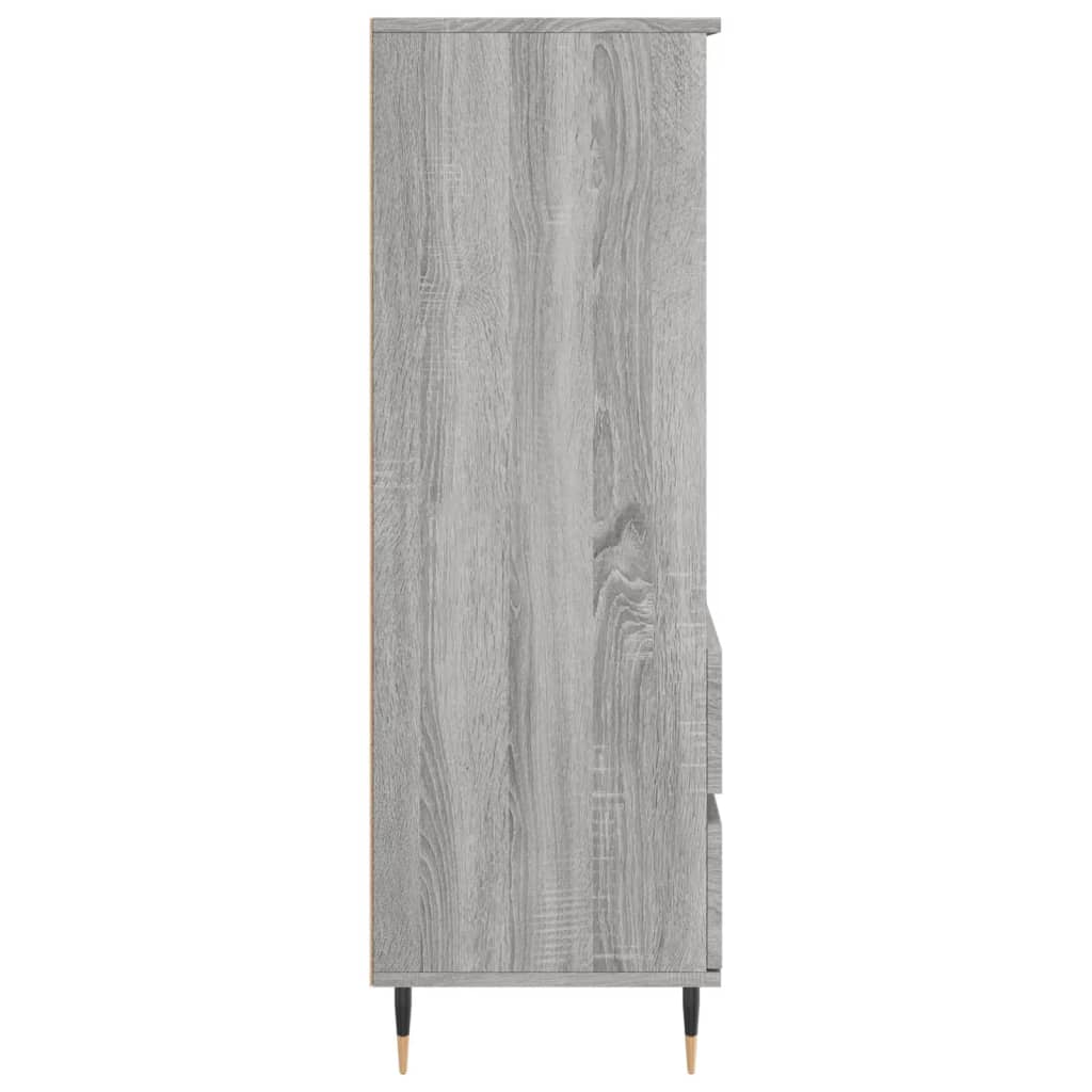 Highboard Gray Sonoma 40 x 36 x 110 cm Particleboard