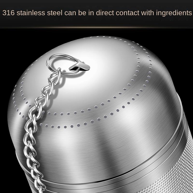 Hot Pot Weibao Spice Filter Tea Infuser 316 Stainless Steel Stew Marinade Bag Kitchen Novel Kitchen Accessories Seasoning Ball