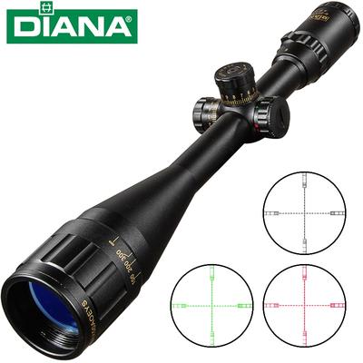 Diana 6-24x50 Locking Tactical  Scope Green and Red Cross with Light Gear Hunting Optical Scope Scope