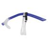 Swimming Snorkel Reduced Drag Silicone Swimming Breathing Tube with Adjustable Head Brace for Snorkeling Diving