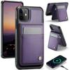 Magnetic 2 In 1 Detachable for iPhone 13/12/11 Pro Max X XS XR XS Max SE 2022 Wallet Case with Card Holder, Magnetic Flip Cover