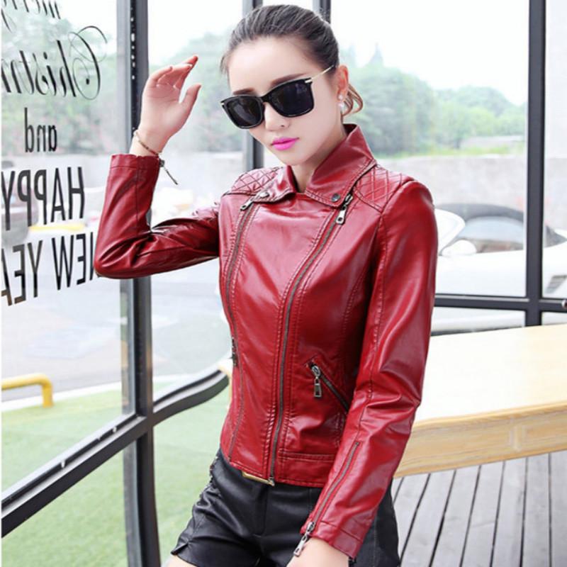 soft leather ladies jacket