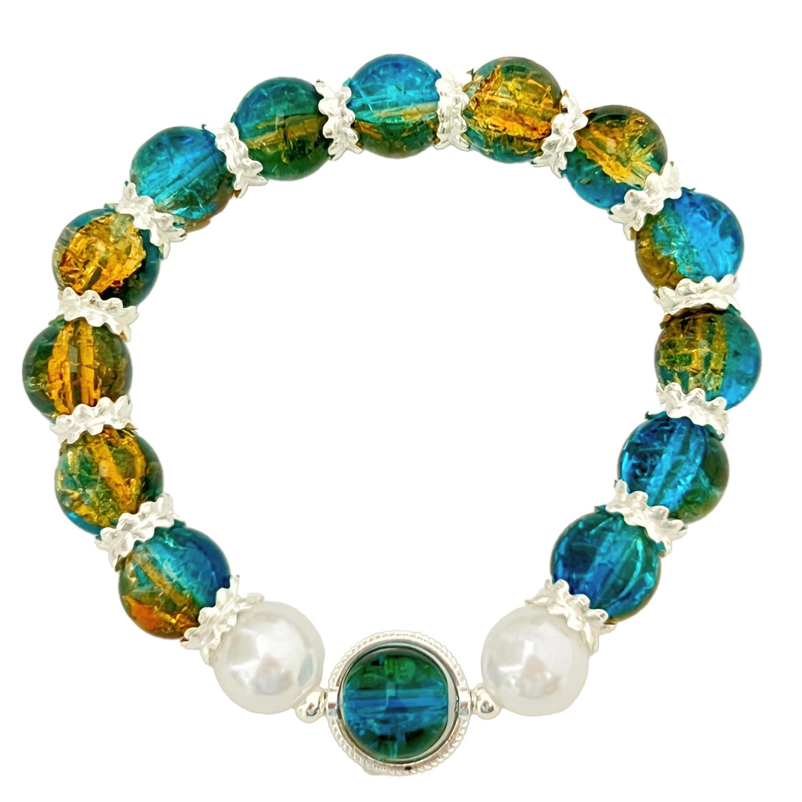 

Браслет из бусин 10 мм для мужчин и женщин, ручной работы, из круглых стеклянных камней, браслеты, шармы для DIY-украшений