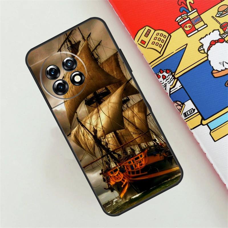 Sailing Pirate Ship Boat Case For OnePlus 12 12R 11 9 10 Pro 10T 8T 10R 9R Nord CE 2 3 4 Lite N10 N20 N200 N30 Cover